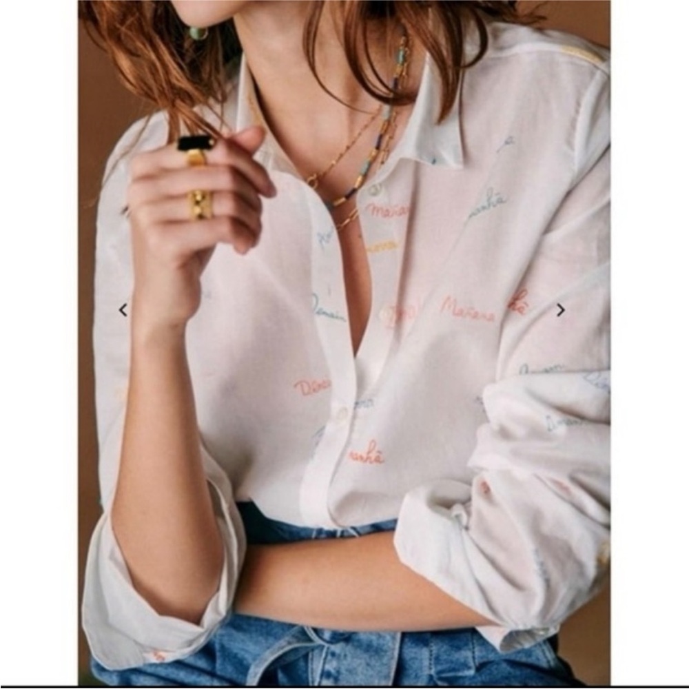 Sézane Pierro Button Shirt